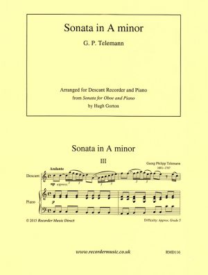 Sonata in A minor, Telemann