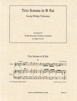 Trio Sonata in B flat, Telemann