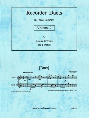 Recorder Duets In Three Volumes – Vol 2, Various Composers