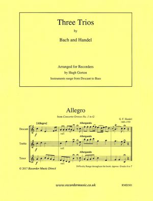 Three Trios, Bach & Handel