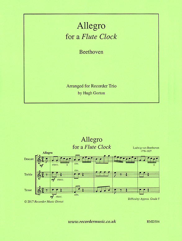Allegro for a Flute Clock, Beethoven