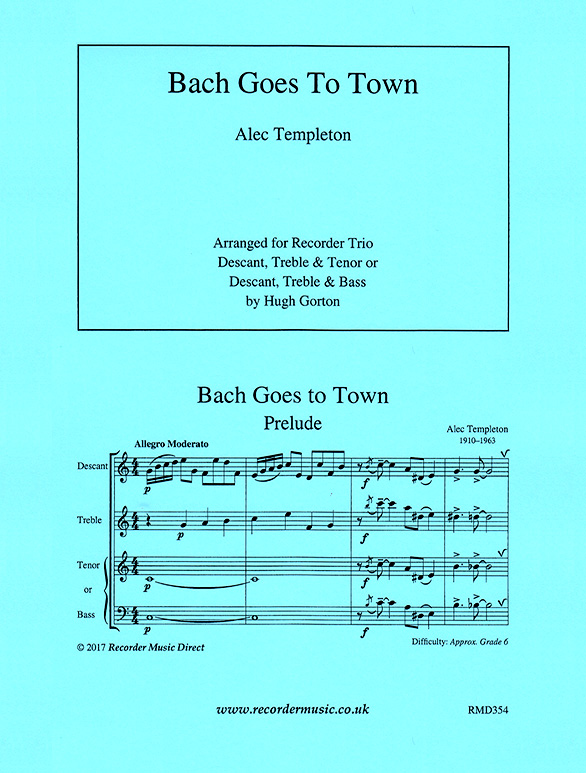 Bach Goes to Town, Alec Templeton
