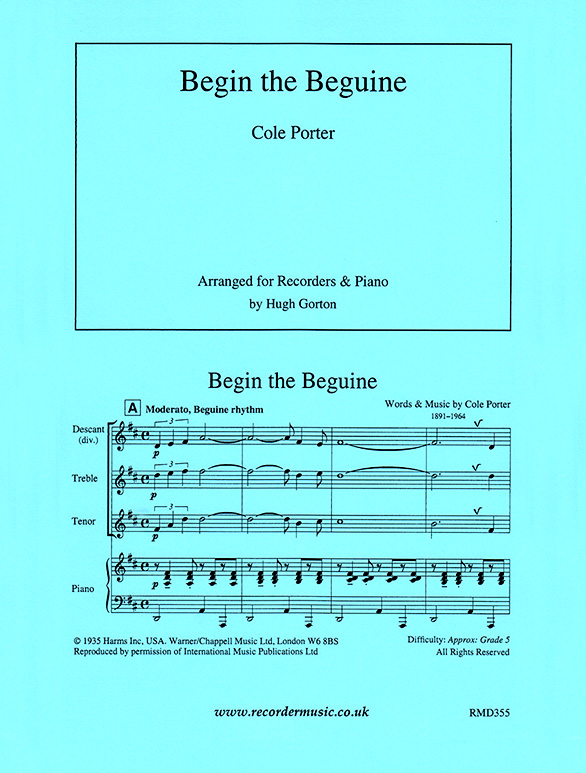 Begin the Beguine, Cole Porter