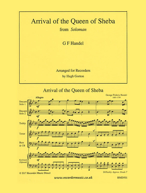 Arrival of the Queen of Sheba, G. F. Handel