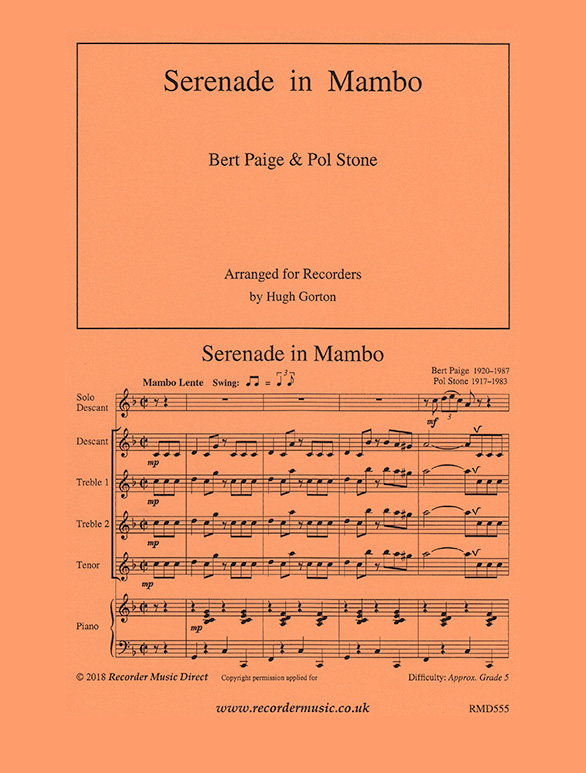 Serenade in Mambo, Bert Paige & Pol Stone