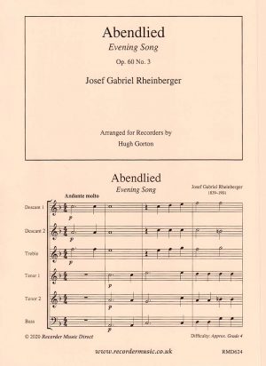 Abendlied Op. 60 No. 3